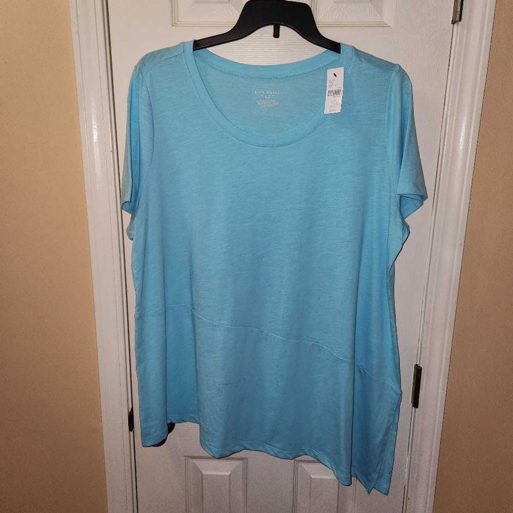LIVI Active Asymmetrical T-Shirt 18/20 New with Tags
